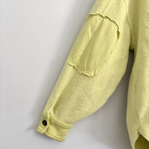 Free People Ruby Oversized Shacket Jacket in Luminary Yellow Green Women’s Sz XS - Picture 11 of 11